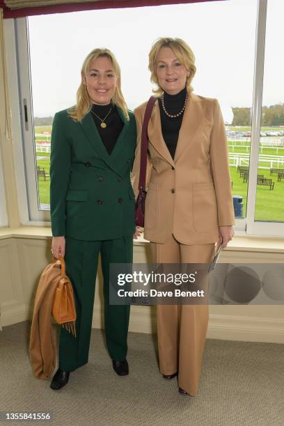 Isabella Lloyd Webber and Madeleine Lloyd Webber attend the Ladbrokes Winter Carnival on Ladbrokes trophy day at Newbury Racecourse on November 27,...