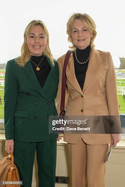 Isabella Lloyd Webber and Madeleine Lloyd Webber attend the Ladbrokes Winter Carnival on Ladbrokes trophy day at Newbury Racecourse on November 27,...