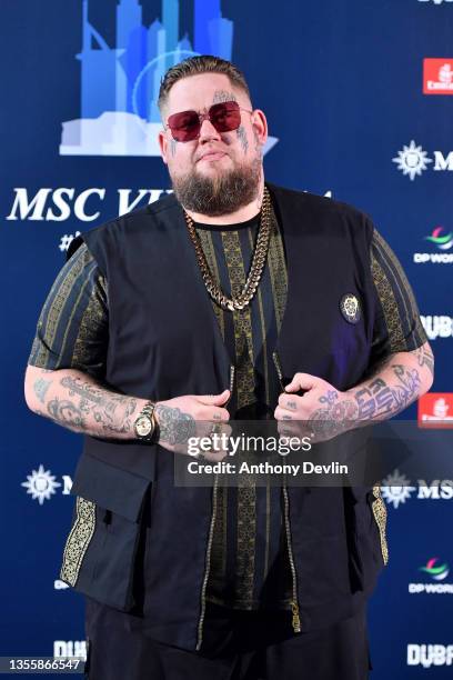 Rag 'N' Bone Man attends the MSC Virtuosa Naming Ceremony at Port Of Dubai on November 27, 2021 in Dubai, United Arab Emirates.