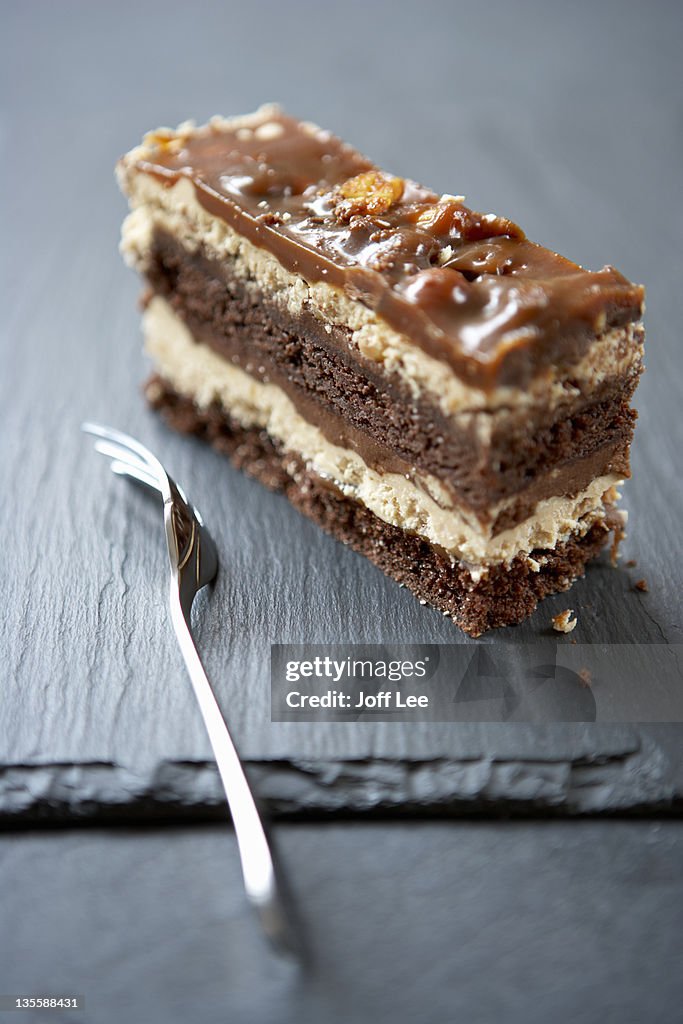 Chocolate toffee cake