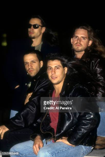 The rock group Extreme appears in a portrait taken on November 10, 1994 in New York City.