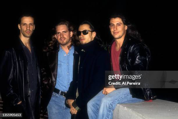 The rock group Extreme appears in a portrait taken on November 10, 1994 in New York City.