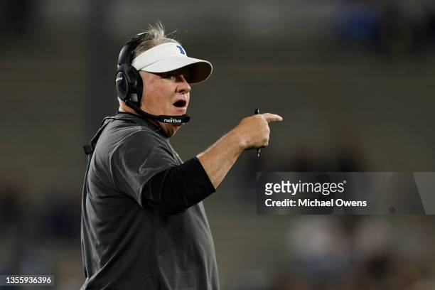 Head coach Chip Kelly of the UCLA Bruins reacts on the sidelines during the first half of a game against the California Golden Bears at Rose Bowl on...