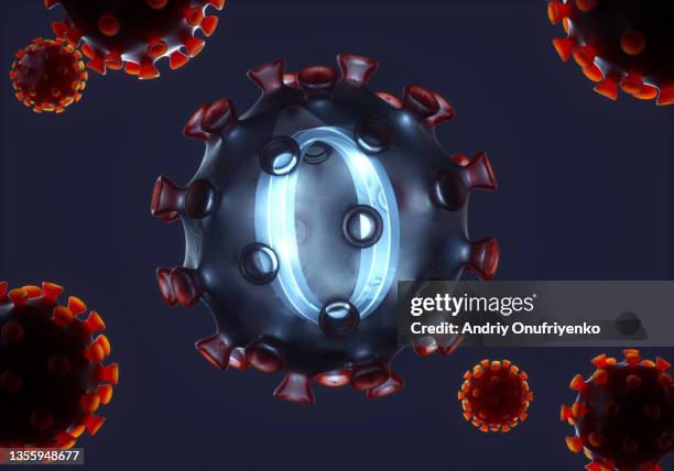 covid-19 omicron variant - variante ômicron do sars cov 2 - fotografias e filmes do acervo