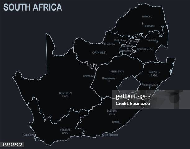 Black And White Map Of South Africa black-and-white-map-of-south-africa
