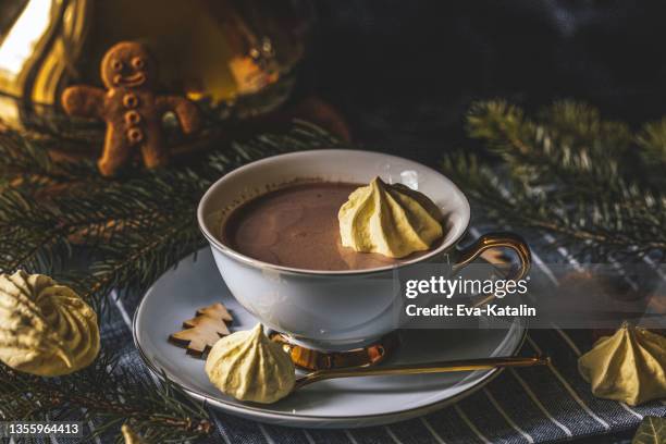 cioccolata - christmas cake foto e immagini stock