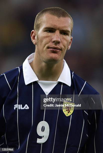 Portrait of Kevin Kyle of Scotland before the International Friendly between Scotland and Denmark at Hampden Park in Glasgow, Scotland on August 21,...