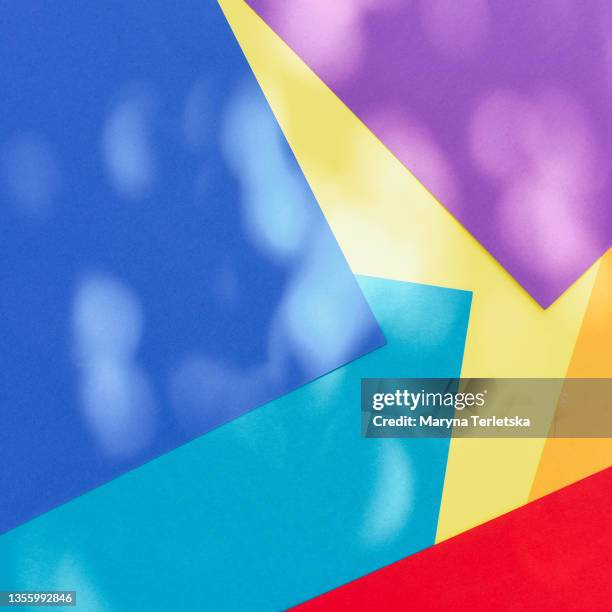 rainbow textured background with sun shadow. - equality logo stock pictures, royalty-free photos & images