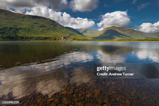 kilchurn cloudscape - loch awe bildbanksfoton och bilder