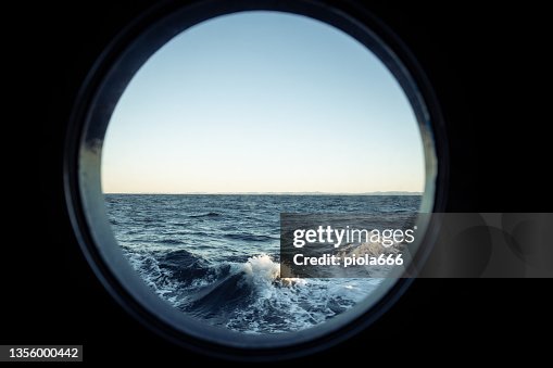View on a rough sea, with waves of the open ocean from a boat View on a rough sea, with waves of the open ocean from a boat