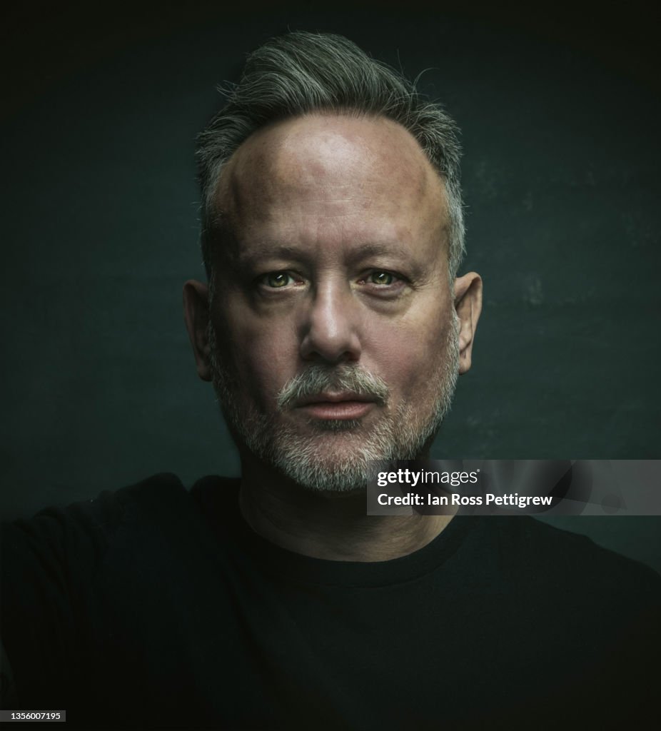 Middle-aged man, dark portrait