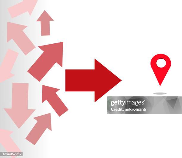 Direction Hand Red Red Arrow Handdrawn Photos and Premium High Res Pictures - Getty Images