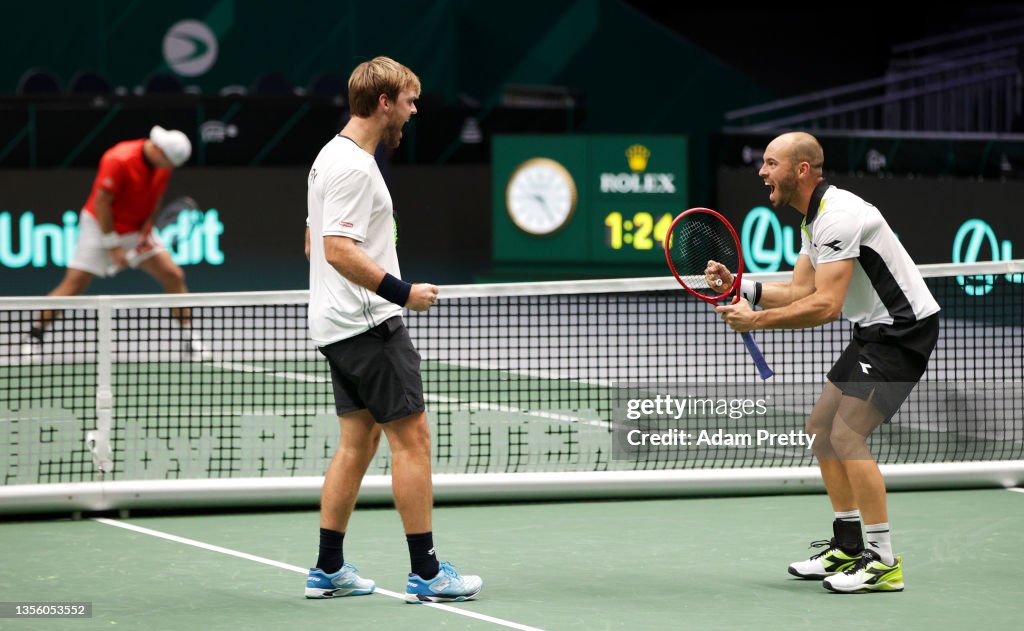 Germany v Austria - Davis Cup Finals 2021
