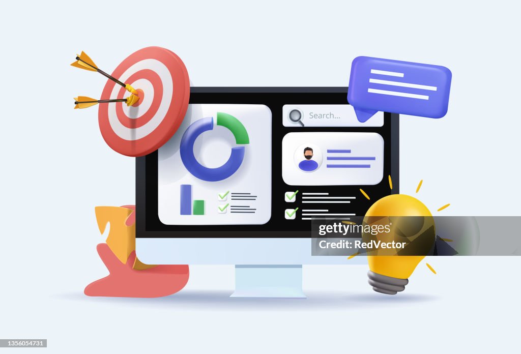 Concept Of Project Initiation Project Managment Life Cycle 3d Vector ...