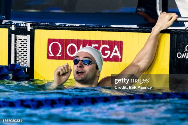 Arno Kamminga of Aqua Centurions during the ISL Playoff Match 6 Day 2 at Pieter van den Hoogenband Zwembad on November 28, 2021 in Eindhoven,...