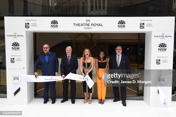 Sir Howard Panter, Joint CEO Trafalgar Entertainment, Tim McFarlane, Executive Chairman-Asia Pacific, Trafalgar Entertainment, actress Natalie...