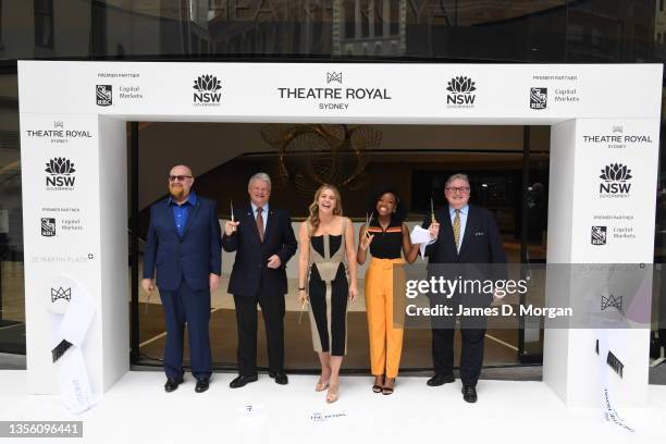Sir Howard Panter, Joint CEO Trafalgar Entertainment, Tim McFarlane, Executive Chairman-Asia Pacific, Trafalgar Entertainment, actress Natalie...