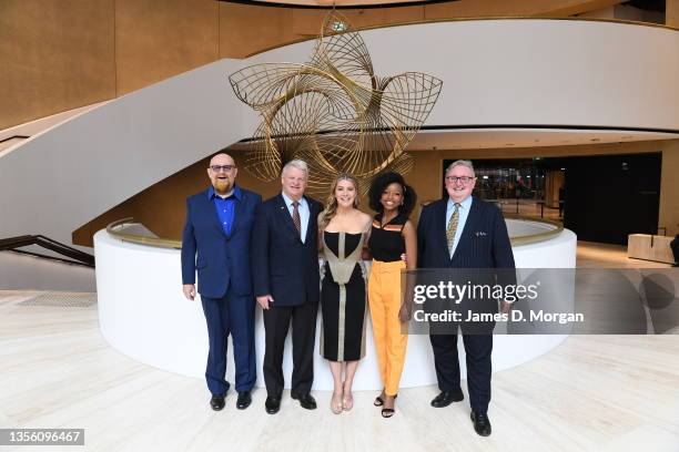 Sir Howard Panter, Joint CEO Trafalgar Entertainment, Tim McFarlane, Executive Chairman-Asia Pacific, Trafalgar Entertainment, actress Natalie...