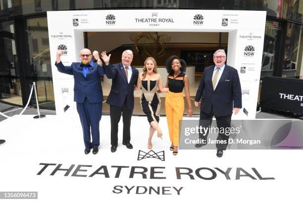 Sir Howard Panter, Joint CEO Trafalgar Entertainment, Tim McFarlane, Executive Chairman-Asia Pacific, Trafalgar Entertainment, actress Natalie...