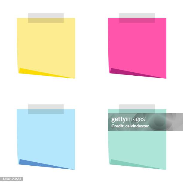 Post Its Note Visual Brainstorming Post It Notes High Res Illustrations - Getty Images