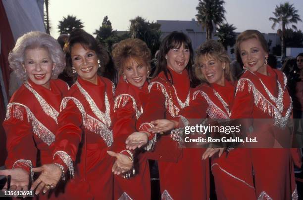 Actress Mary Ann Mobley , actress Lorna Luft, actress Kathryn Holcomb and Anne Jeffreys attend the 34th Annual SHARE Boomtown Party on May 16, 1987...