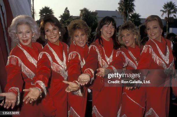 Actress Mary Ann Mobley , actress Lorna Luft, actress Kathryn Holcomb and Anne Jeffreys attend the 34th Annual SHARE Boomtown Party on May 16, 1987...