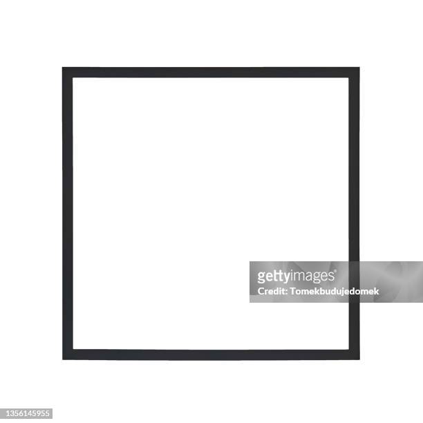 frame - black square fotografías e imágenes de stock
