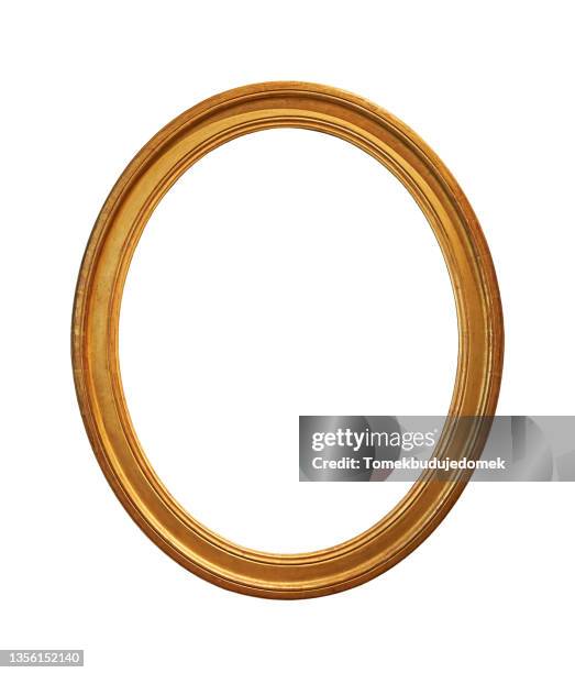 frame - gold circle bildbanksfoton och bilder