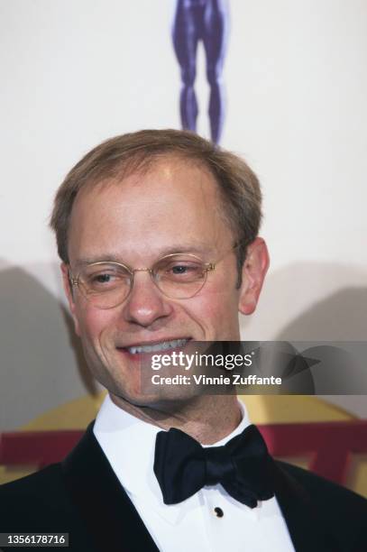 American actor David Hyde Pierce attends the 6th Annual Screen Actors Guild Awards, held at the Shrine Auditorium in Los Angeles, California, 12th...