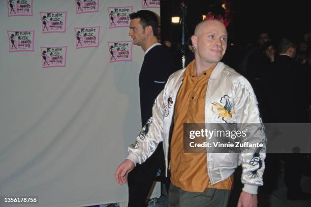 British singer and dancer Keith Flint attends the 1998 MTV Europe Music Awards, held at the Fila Forum in Assago, Milan, Italy, 12th November 1998.