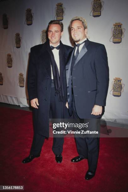 American baseball player Al Leiter and American baseball player Mike Piazza attend Sports Illustrated's 20th Century Sports Awards, held at Madison...