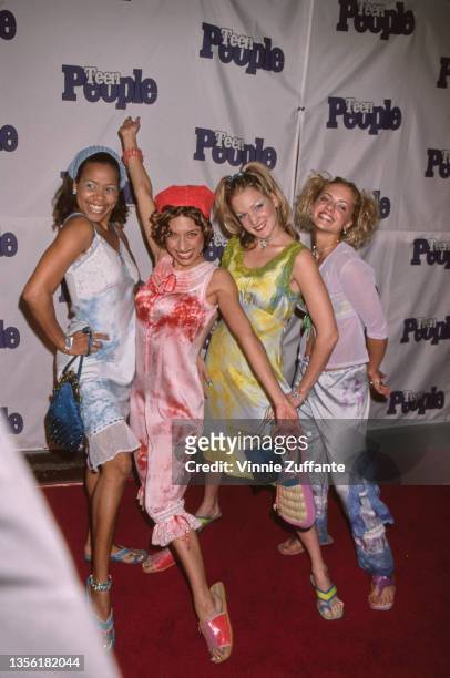 German pop group No Angels attend Teen People's 2nd Annual 'What's Next' Issue Launch Party, held at Vynyl in Los Angeles, California, 14th January...