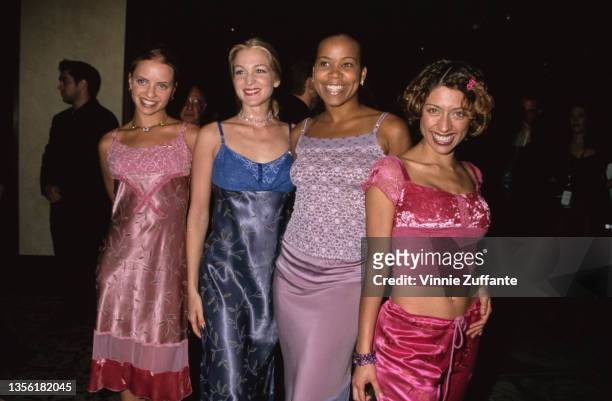 German pop group No Angels attend the 7th Annual Race to Erase MS Gala, held at the Century Plaza Hotel in Century City, California, 28th April 2000.