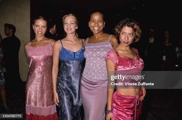 German pop group No Angels attend the 7th Annual Race to Erase MS Gala, held at the Century Plaza Hotel in Century City, California, 28th April 2000.