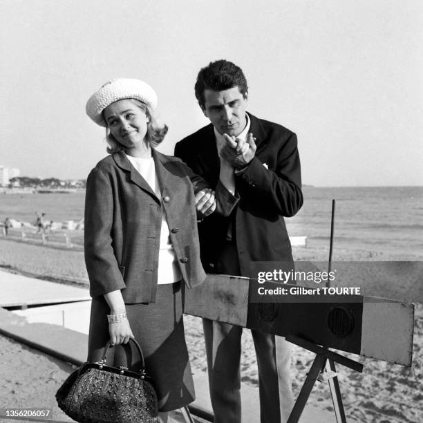 Beba Loncar et Miha Baloh lors du Festival de Cannes en mai 1962