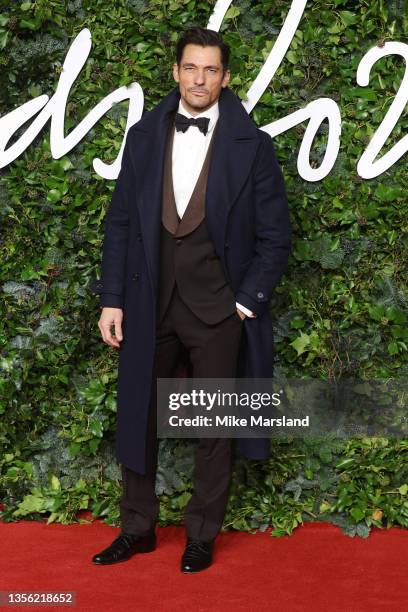 David Gandy attends The Fashion Awards 2021 at the Royal Albert Hall on November 29, 2021 in London, England.