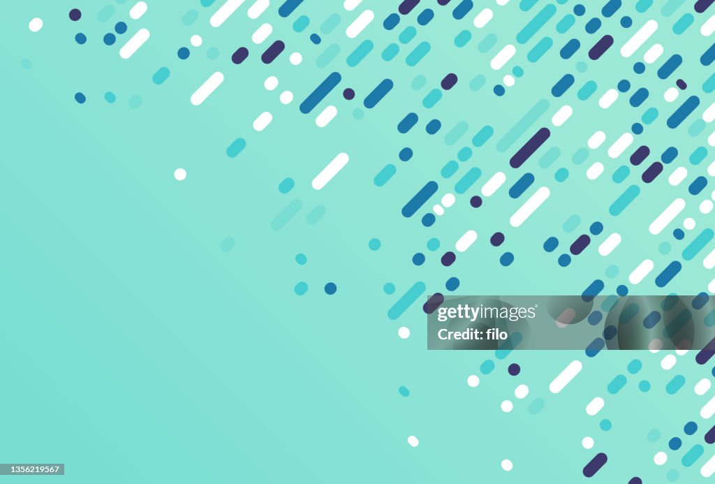 Dash Line Abstract Background