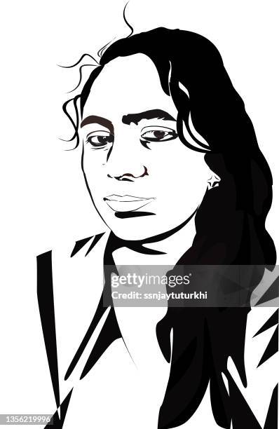 beautiful woman - asian model pose stock illustrations