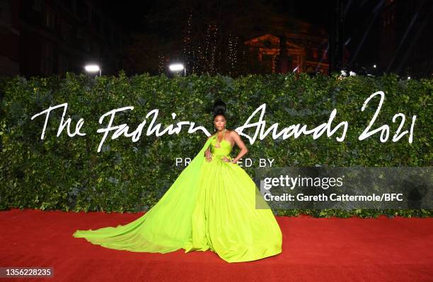 Gabrielle Union attends The Fashion Awards 2021 at the Royal Albert Hall on November 29, 2021 in London, England.