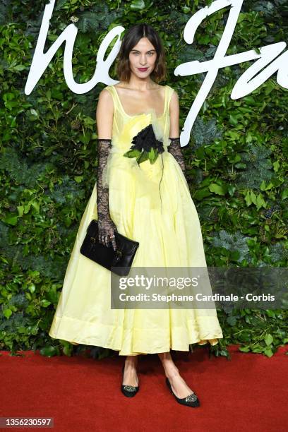 Alexa Chung attends The Fashion Awards 2021 at the Royal Albert Hall on November 29, 2021 in London, England.