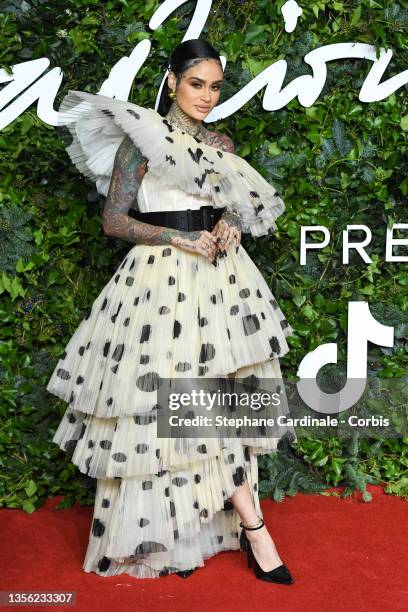 Kehlani attends The Fashion Awards 2021 at the Royal Albert Hall on November 29, 2021 in London, England.