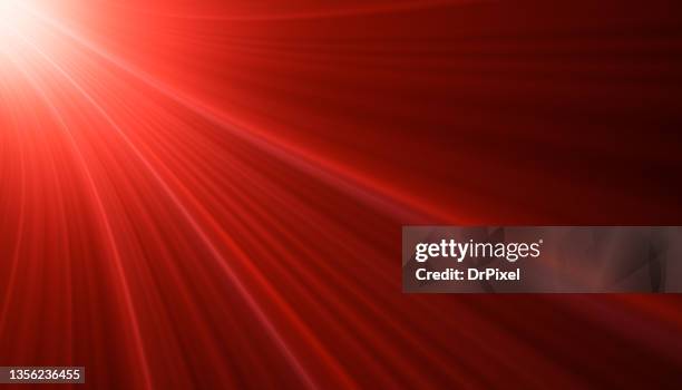 red light rays - roter hintergrund stock-fotos und bilder