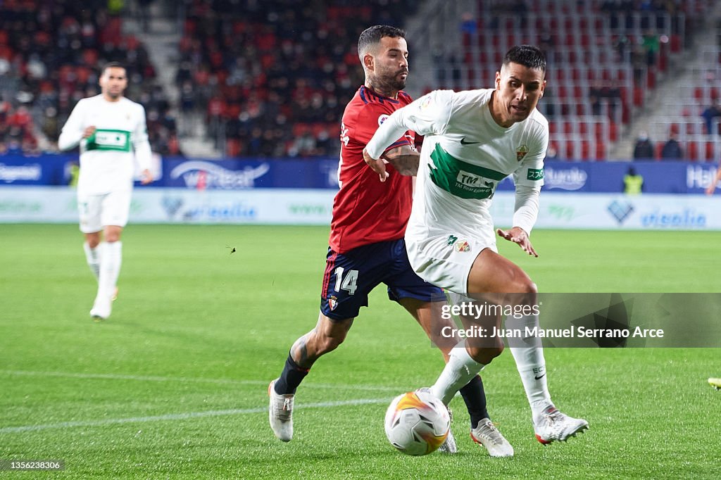 CA Osasuna v Elche CF - La Liga Santander