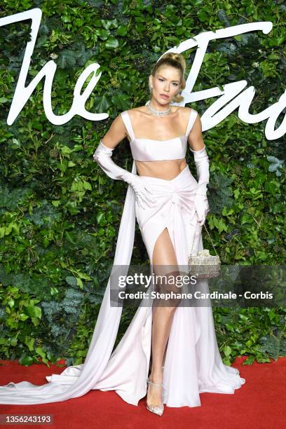 Elena Perminova attends The Fashion Awards 2021 at the Royal Albert Hall on November 29, 2021 in London, England.