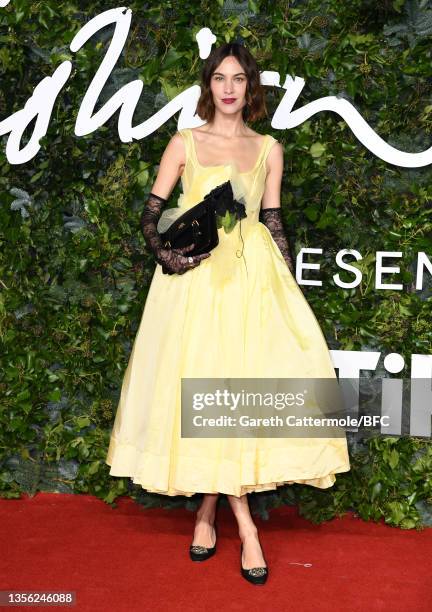 Alexa Chung attends The Fashion Awards 2021 at the Royal Albert Hall on November 29, 2021 in London, England.