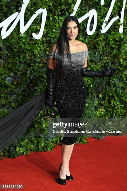 Demi Moore attends The Fashion Awards 2021 at the Royal Albert Hall on November 29, 2021 in London, England.