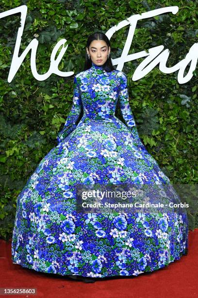 Rina Sawayama attends The Fashion Awards 2021 at the Royal Albert Hall on November 29, 2021 in London, England.