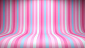 Striped studio backdrop in pink tones