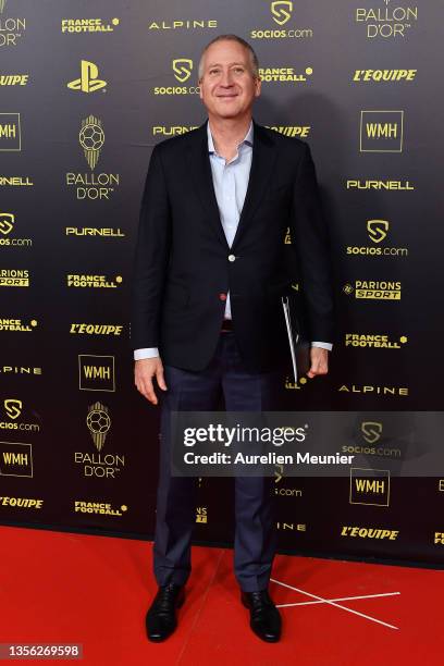 Monaco's Russian president Vadim Vasilyev, attends the Ballon D'Or photocall at Theatre du Chatelet on November 29, 2021 in Paris, France.