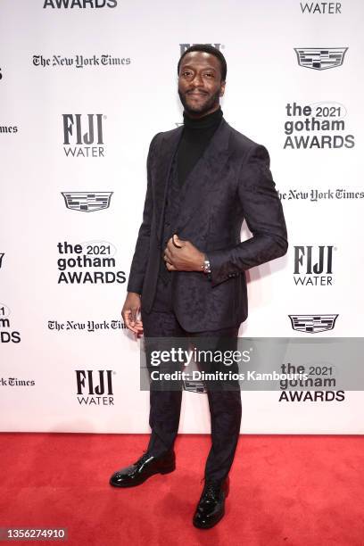 Aldis Hodge attends the 2021 Gotham Awards Presented By The Gotham Film & Media Institute on November 29, 2021 in New York City.